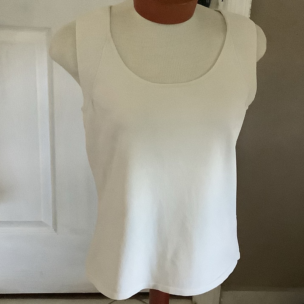 Jones of New York sleeveless a-line top